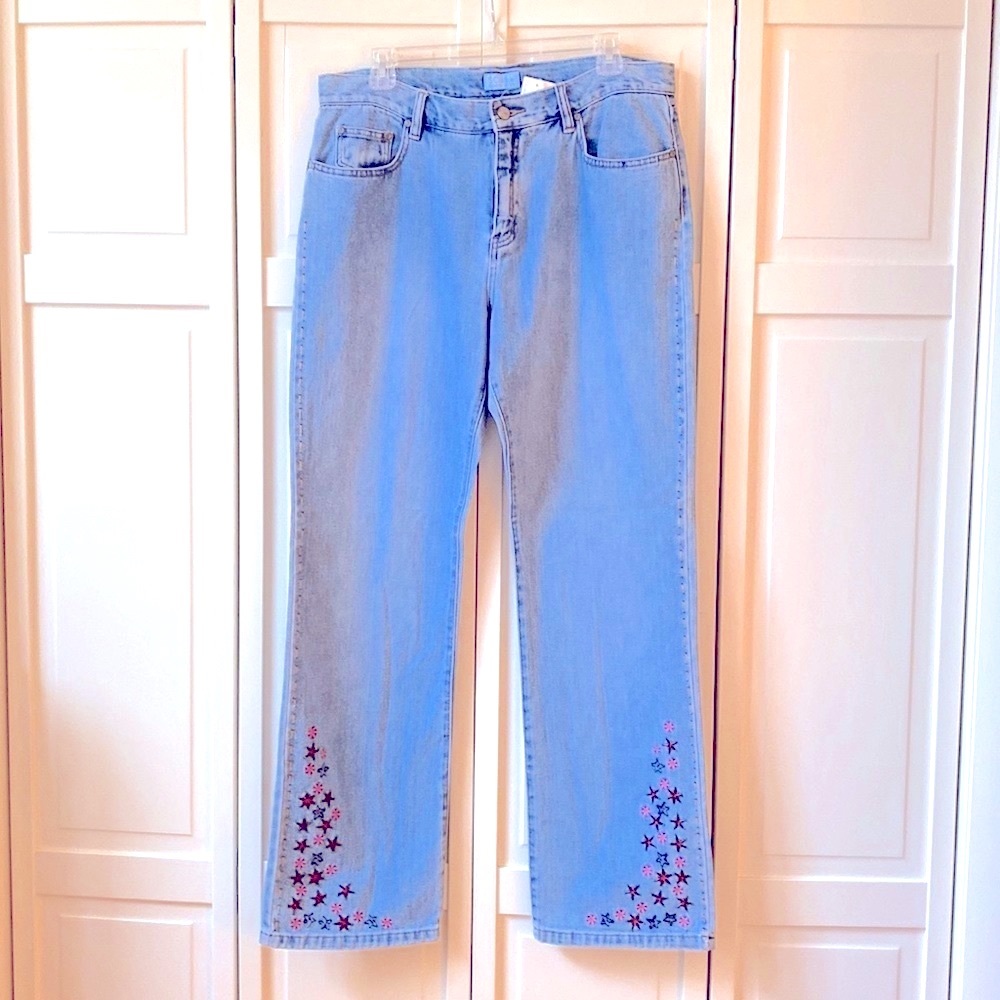 VINTAGE Marshall Fields Singred Olsen Blue Jeans NWT 12